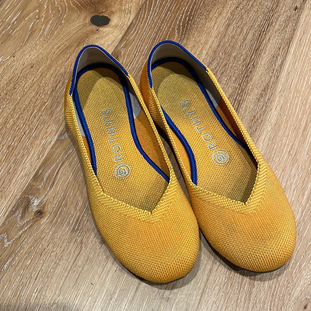 Rothy’s “the flat”  round toed soes